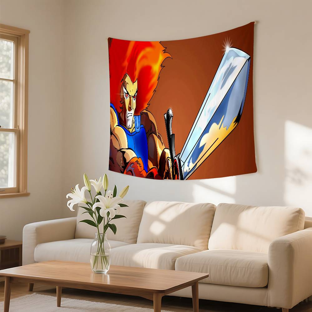 Hallway TThundercats Tapestry Wall Hanging Tapestry Art Deco Blanket Curtain Hanging At Home Bedroom Living Room Decor