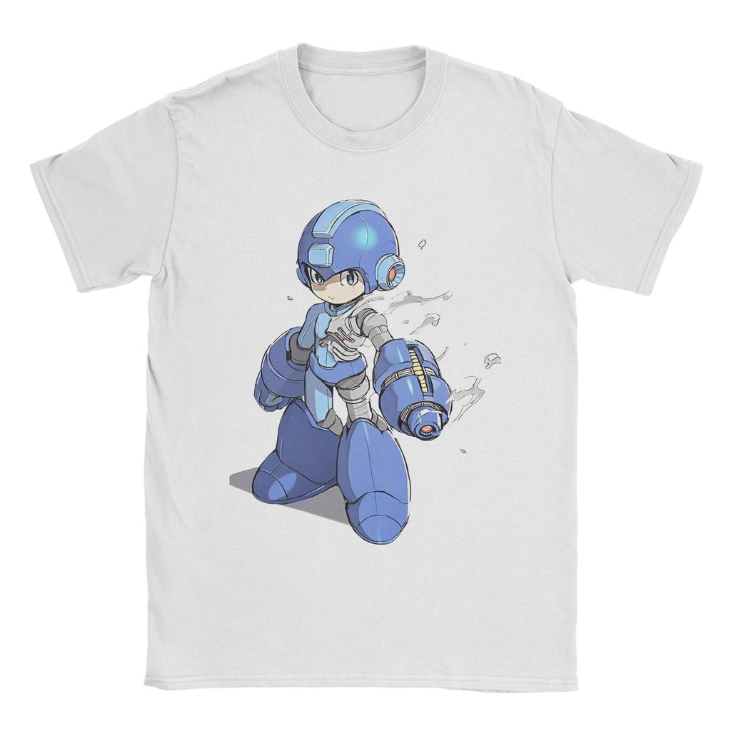Casual Megaman X Games T-Shirt Men Cotton Short Sleeve  O-neck Summer Clothing
