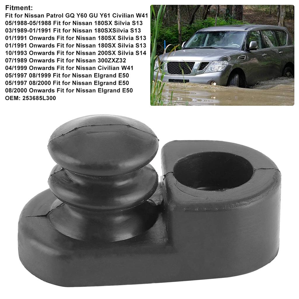 253685L300 Auto Rubber Door Switch Cover Mount Cap Compatible-for Patrol GQ Y60 GU Y61 Civilian W41 Car Accessories 4pcs