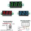 Xiaomi 0 28 Inch DC LED Digital Voltmeter 0 100V Voltage Meter Auto Car Mobile Power Voltage Tester Detector 12V Red Green Blue Yellow