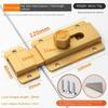 Creative Aluminum Alloy Door Latch Anti-theft Durable Security Bolt Latch Hardware Door Lock Buckle Door