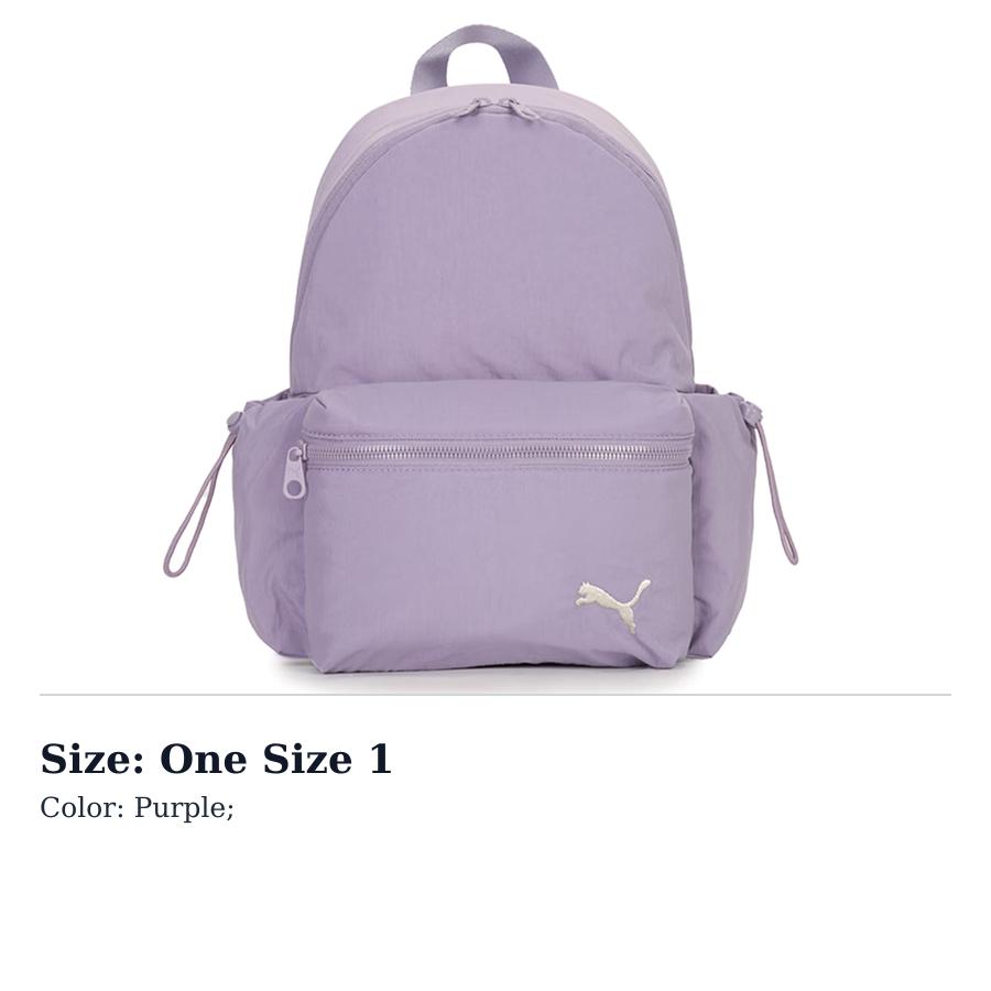 PUMA Fabric Backpack Regular Womens Purple 090283-04 One Size 1