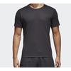 Adidas T Shirts Men's Black Crew Neck Moderate Straight Fit (Unisex) T-Shirts CE0818