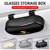 Car Sun Visor Glasses Box Portable Sunglasses Eyeglass Case For Porsche Cayenne Panamera Macan 911 718 918 Cayman Taycan Sticker