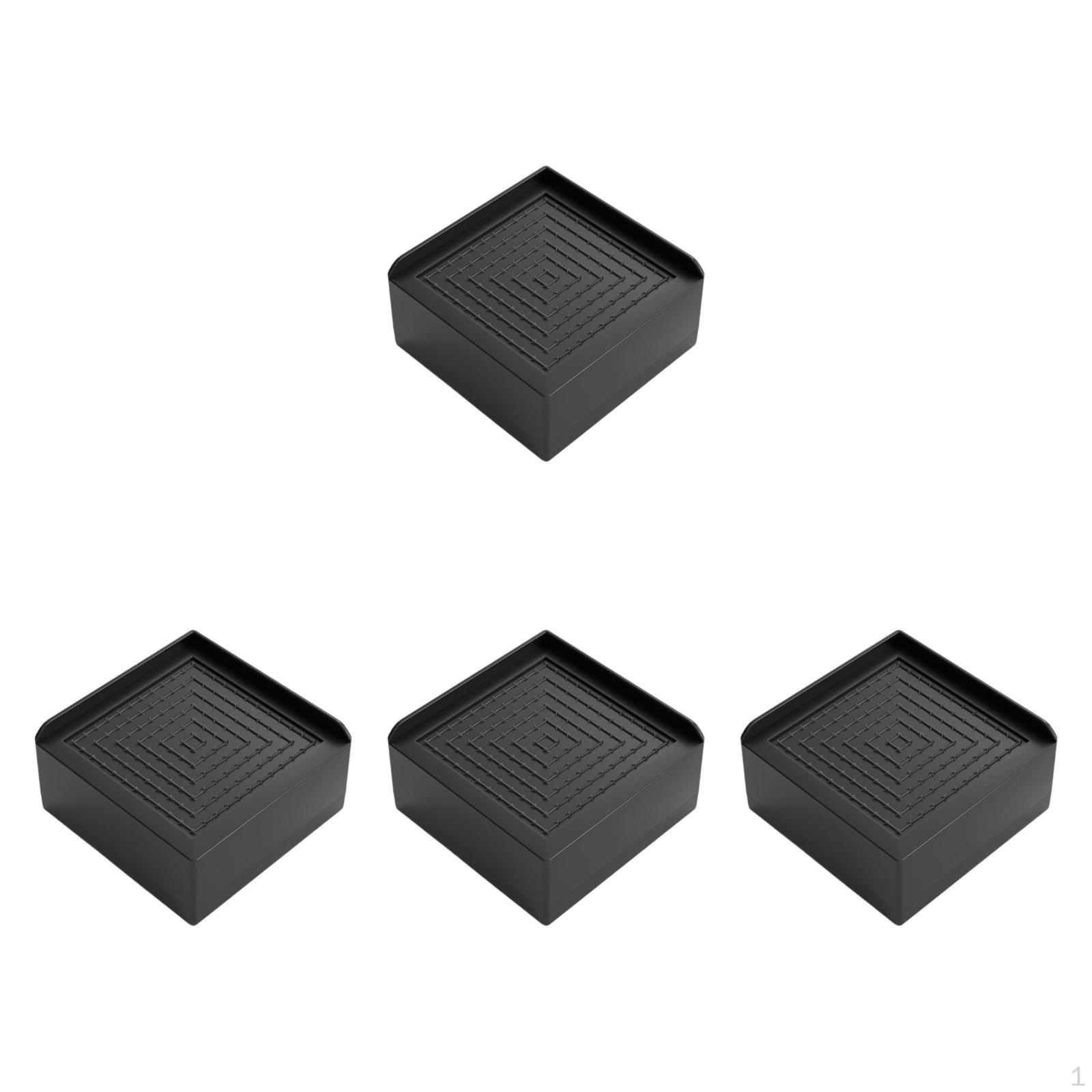 

4 Підставки для меблів, Нековзні для ліжка, Міцні та стабільні, для дивана, столу, ліжка, пральної машини