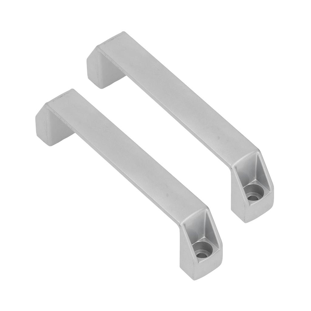 2 Pcs Door Handle Pull 180mm Hole Spacing Aluminum Alloy High Strength Cabinet Pull Modern Gate Handle Silver