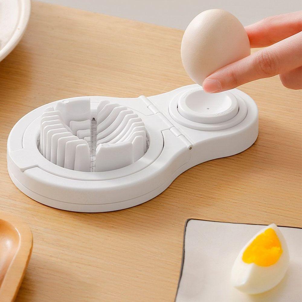 3-in-1 Egg Slicer Manual Century Egg Divider Multifunctional Fancy  Egg Splitter  Home