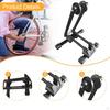 Folding Bike Stand Bicycle Compact Portable Indoor Outdoor Garage Storage Support Floor
