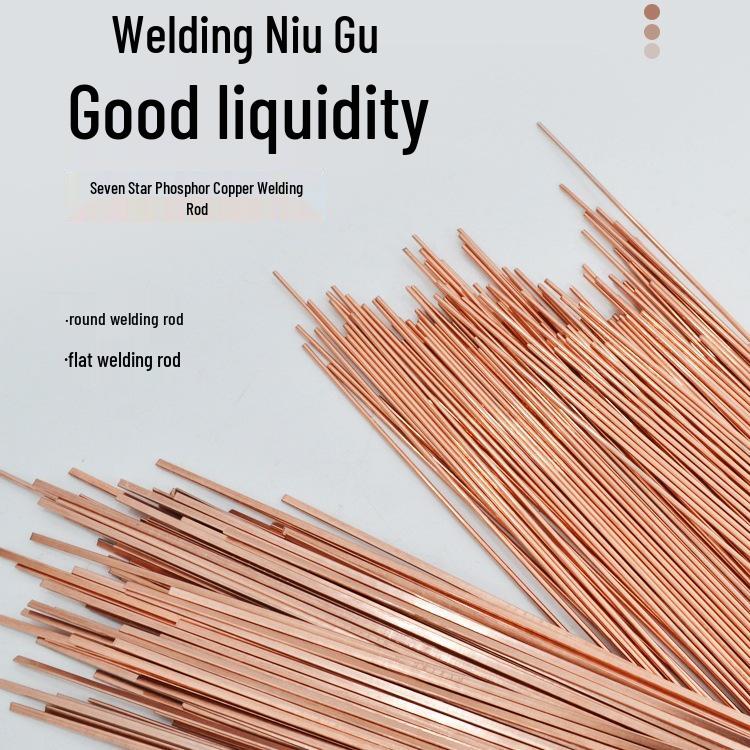 Pręty spawalnicze z miedzi fosforowej i srebra do rur miedzianych w chłodnictwie i klimatyzacji