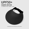 Sunscreen Hat Summer Female Sunshade UV Protection Empty Top Vinyl Shell Hat Large Brim Sunshade Face Outdoor Cycling Hat