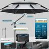 Large Outdoor Fishing Umbrella: Rainproof, Sunshade, Folding, Thickened, UV Protection