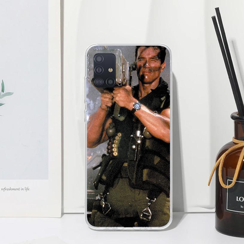 Arnold Schwarzenegger Terminator Phone Case For Samsung Galaxy A52 A42 A32 A22 A12 A02S A72 A51 A50S A41 A31 A21S A71 A40 A30S A