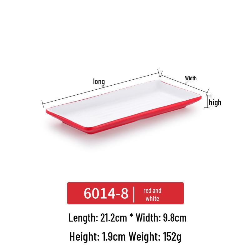 Kaibaiya Melamine Rectangular Sushi & BBQ Tray