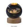 Astronomy-inspired LED Ball Night Light For Romantic Night Base Lamp Wood Night Lights Warm