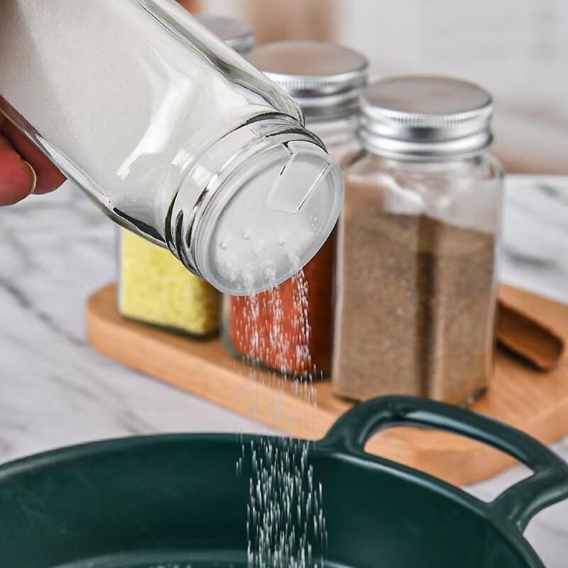 Glass Spice Jars Set (120ml)