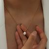 French Retro Freshwater Pearl Titanium Steel Necklace For Women Does Not Fade, Elegant And Versatile To Wear