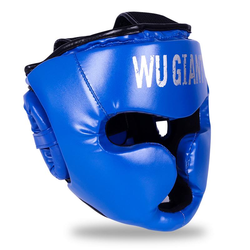 

Детский профессиональный боксерский шлем для Санда с защитой от падений и утолщенным щитком для лица «морда обезьяны» для спаррингов