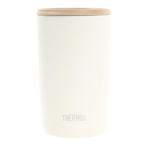 Thermos Vacuum Insulated Tumbler with Lid, 400ml, White, JDP-400 WH
