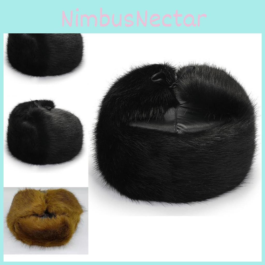Hat Mink Winter Middle Aged Elderly Warm Thick Velvet Ear Protection