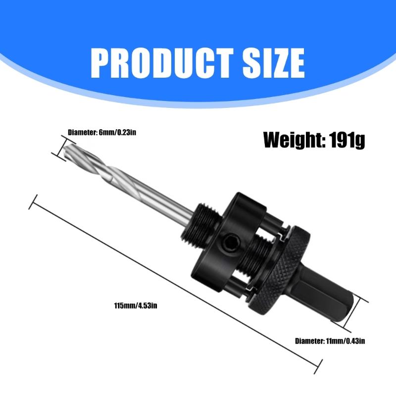 Hole Saw Bit For Woodworking Iron Stainless Steel Plastic Aluminum Cutter Kit Drill Bit Tool Woodworking Drilling