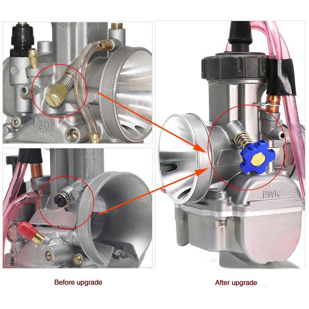 Verbesserungen Leerlaufschraube Metall Leerlaufeinstellschraube Leerlaufdrehzahlregler Präzisions-Motorabstimmung für PWK Vergaser