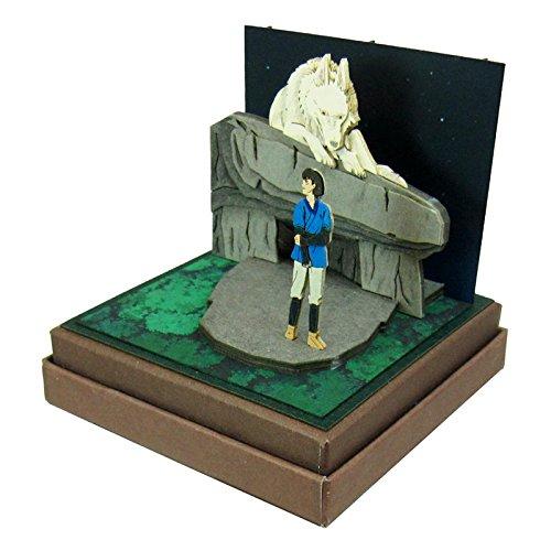 Sankei Studio Ghibli Mini Księżniczka Mononoke Moro & Ashitaka Skala N Papieroplastyka MP07-42