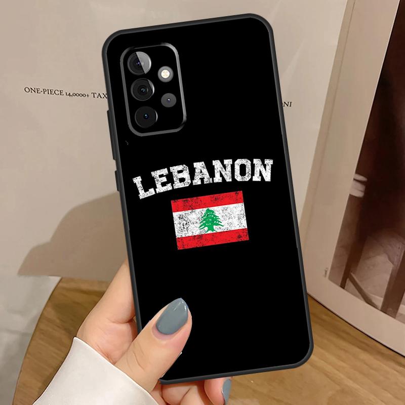 Lebanese Lebanon Flag Case For Samsung Galaxy A33 A53 A13 A54 A34 A14 A56 A36 A16 A06 A12 A32 A52 A35 A17 A15 A55