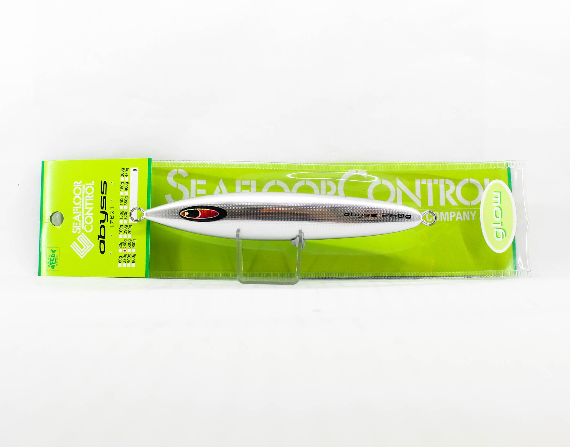 

Seafloor Control Metal Jig Abyss 260 grams Pearl Zebra Glow GR (5852)
