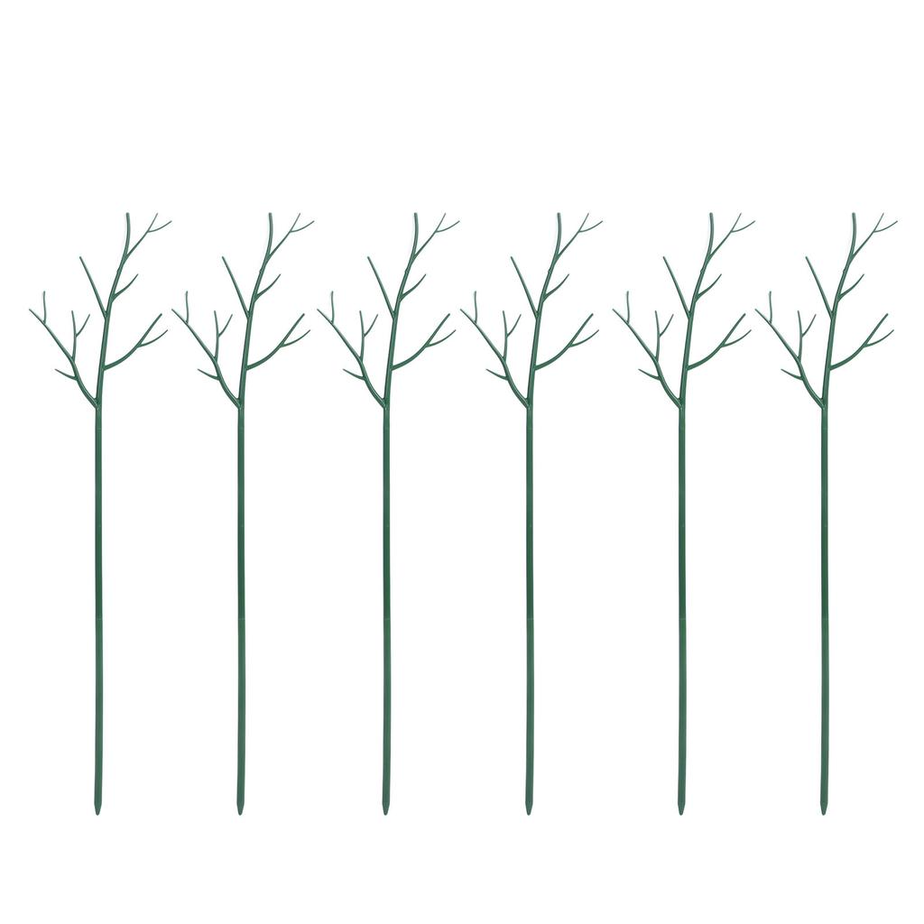Plant Support Stakes Removable Garden Tree Branch Shape Green Plant Pole for Potted Plants and Flowers