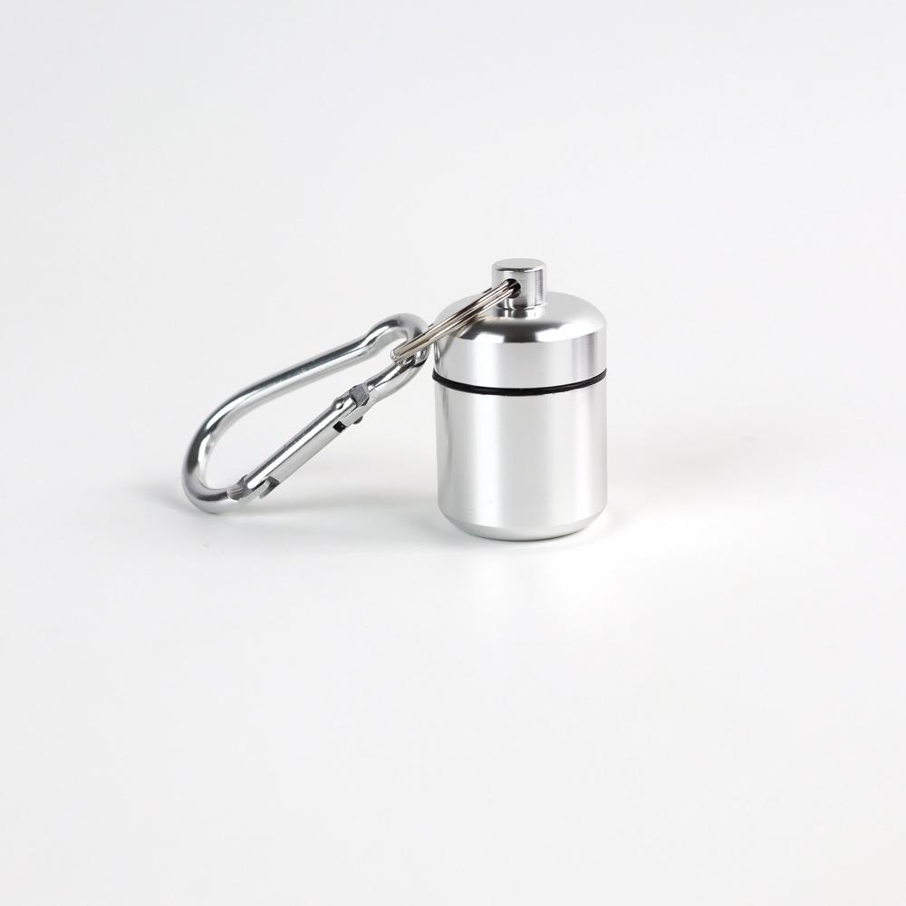 

New Premuim Portable Mini Pill Case Keychain Box Waterproof Travel Container Bottle with Keyring for Medicine Ear Plug Jewelry