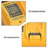 Compatible with Dewalt 12V-20V Power Tool Battery Charger DCB118 for Lithium Batteries.