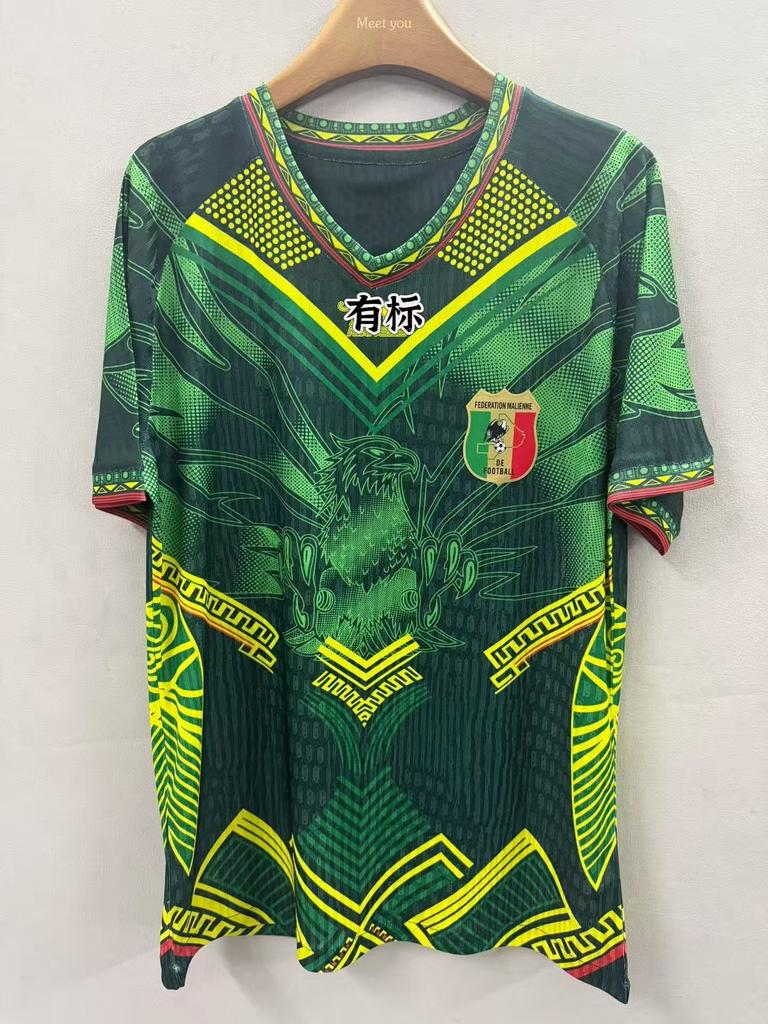 Players 2627 Mali Home and Away Jerseys Team Uniforms Short Sleeve Tops Football Jerseys Sports Football Uniforms Print Number