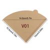 50/100Pcs Coffee Filter Paper V-Shaped Sector Wood Pulp Drip Paper Various Size Tea Infuser Accessories Tool