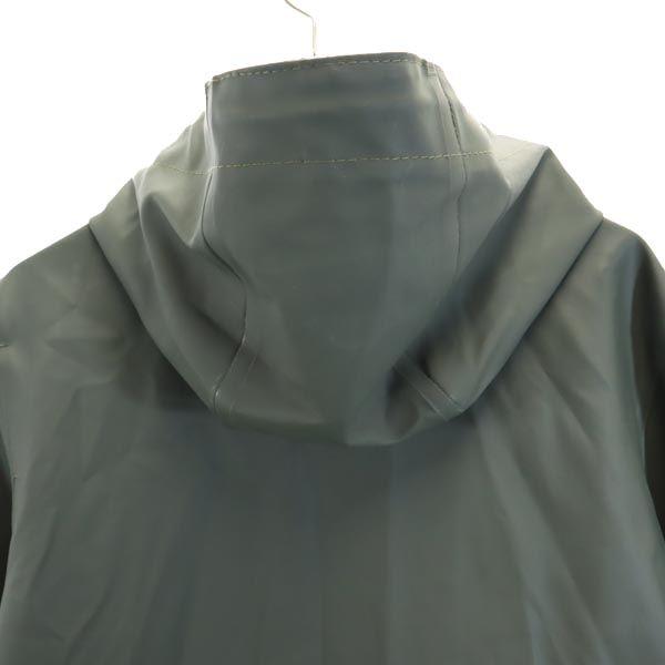 STUTTERHEIM Water Repellent Finish Raincoat Green Hood Men's Used