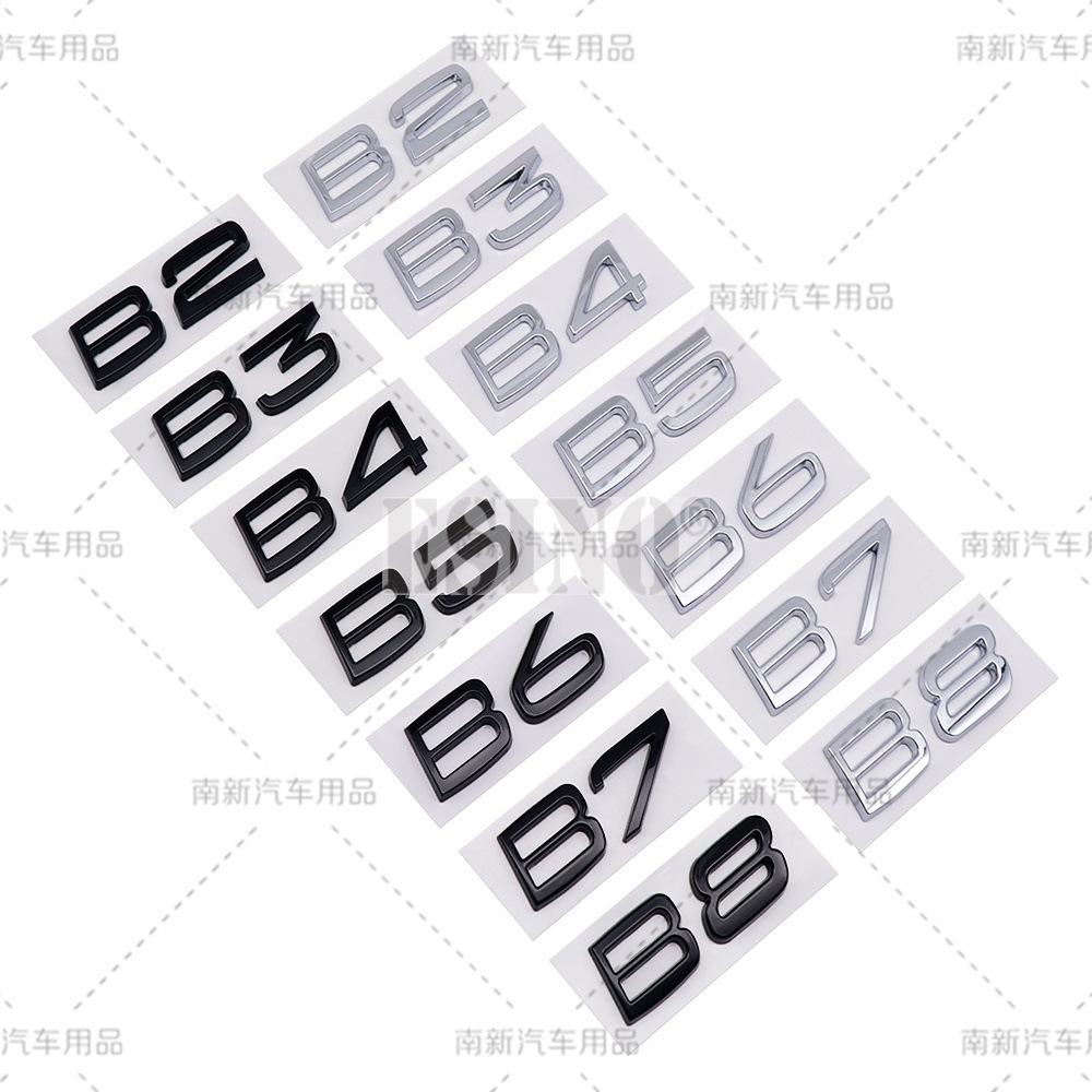 3D B2 B3 B4 B5 B6 B7 B8 3D ABS Adhesive Rear Trunk Emblem Badge Sticker for Volvo XC40 XC60 XC90 V40 V60 V70 V90 S40 S60 S80 S90