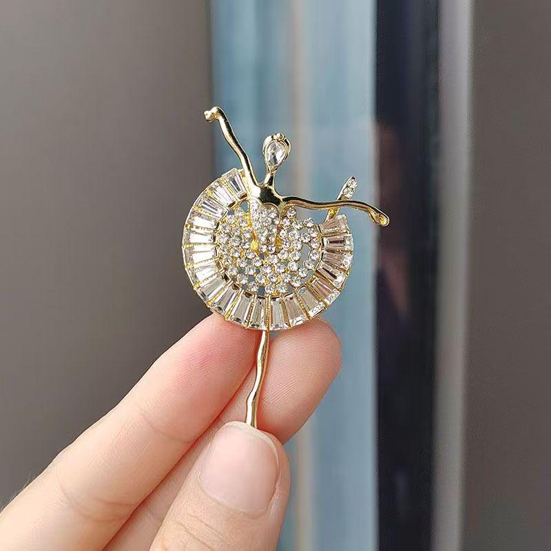 

Элегантная брошь «Балерина» - Изысканная модная булавка-корсет для платья или костюма