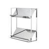 Cdare Spice Rack Wide X 12cm Deep X 34cm Dishwasher Made In Stainless Condiment Kitchen Storage Shelf SY-350019, Cedar, 33.5cm High, Safe, Japan,