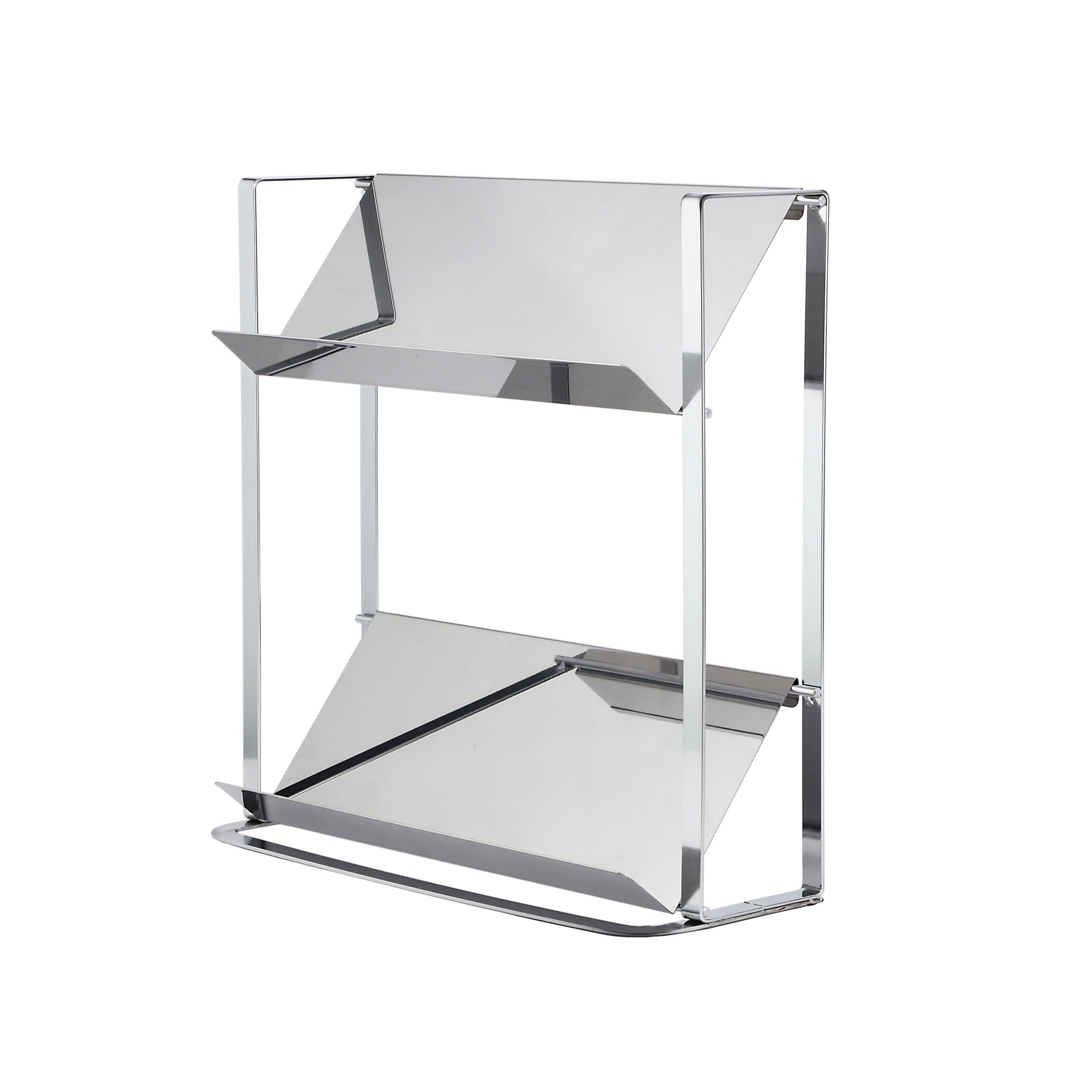 

Cdare Spice Rack Wide x 12cm Deep x 34cm Dishwasher Made in Stainless Condiment Kitchen Storage Shelf SY-350019, Cedar, 33.5cm High, Safe, Japan,