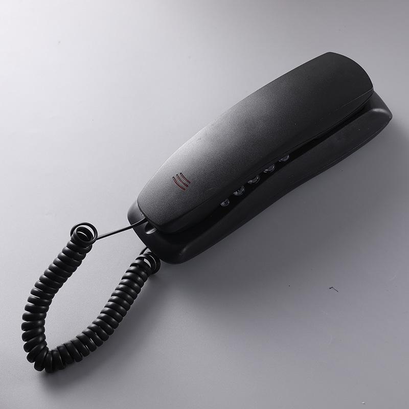 Neutral Color Compact Wall-Mounted Hotel Telephone with Keypad for Elevators