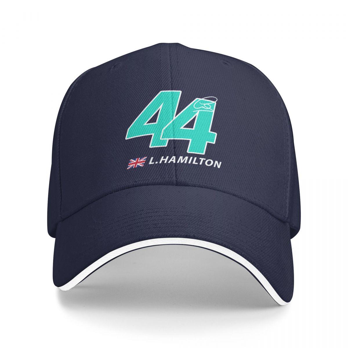 F1 Lewis Hamilton 44 2022 Бейсболка чайные шляпы Винтажный козырек Роскошный бренд Бейсболка Унисекс Женская
