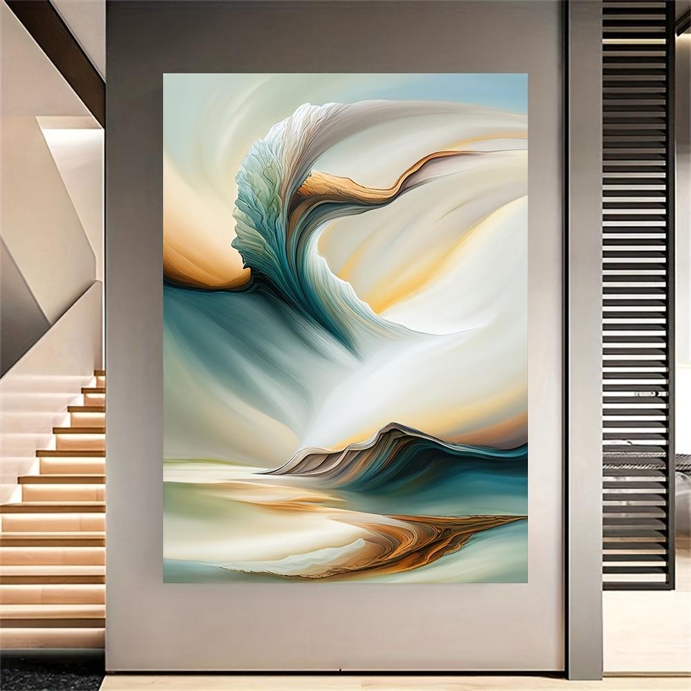 modern Abstract Art Landscape Colorful Flowers Posters Wall Art Canvas Painting Prints Pictures Living Room Interior Home Decor