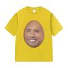 Lustige Dwayne Johnson Schauspieler Meme T-Shirts Unisex O-Ausschnitt Mode Kurzarm T-Shirt Unisex Lässig Baumwolle Hohe Qualität T-Shirt Oberteile
