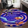 Classic Bunny Round Rug for Livingroom,Bedroom, Palyroom, Chair Rug, Area rug, Circle Carpet, Large Size Fan Christmas gift