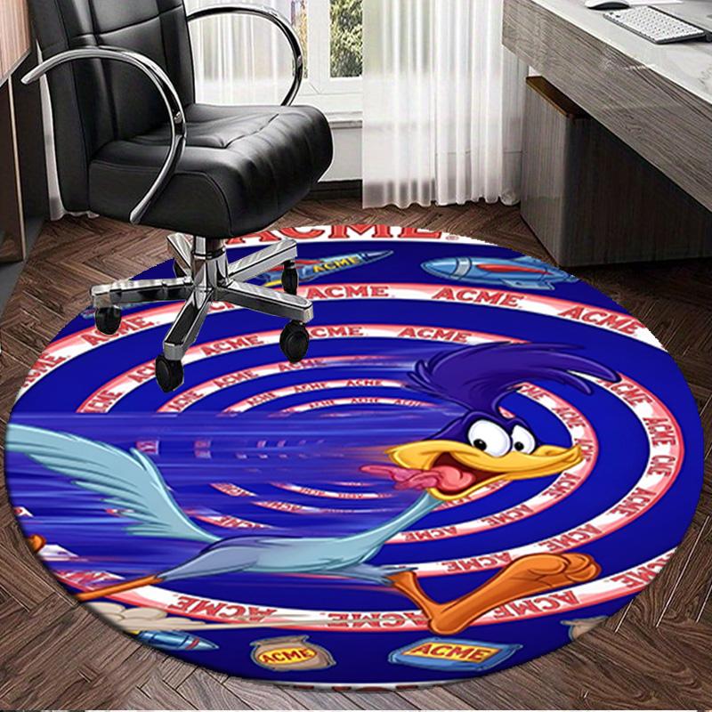 Classic Bunny Round Rug for Livingroom,Bedroom, Palyroom, Chair Rug, Area rug, Circle Carpet, Large Size Fan Christmas gift