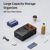 Car Armrest Storage Box Ergonomic Cover Cushion Car Console Organizer With Cup Holder For Automotive Interior Phone Accessories