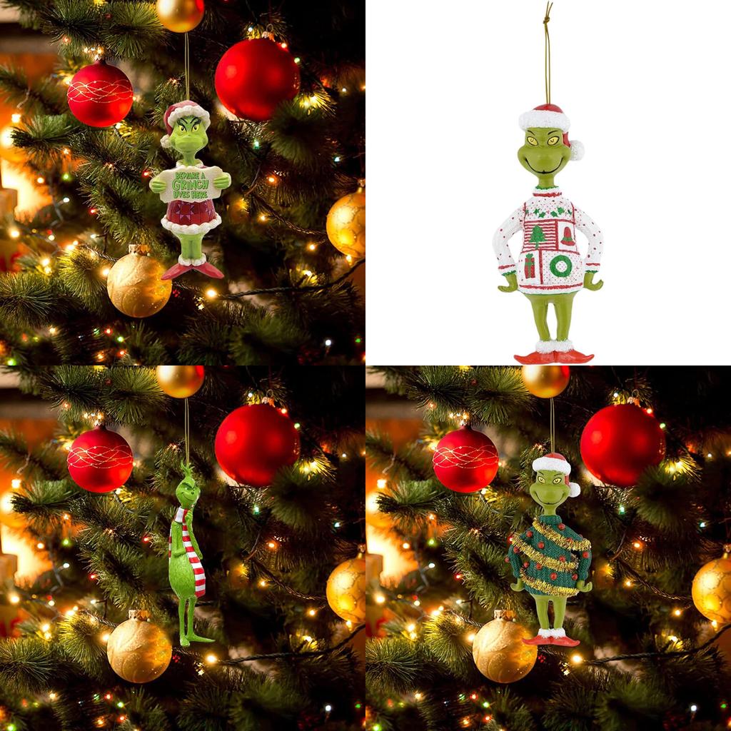 Wunderschöner Der Grinch Weihnachtsbaum Anhänger Ornament Für Party Heimdeko