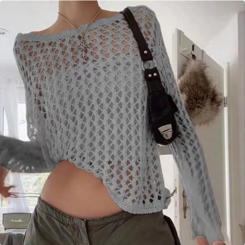 BITCED Women's Fashion Casual Solid Color Print Long Sleeve Blouses & Shirts