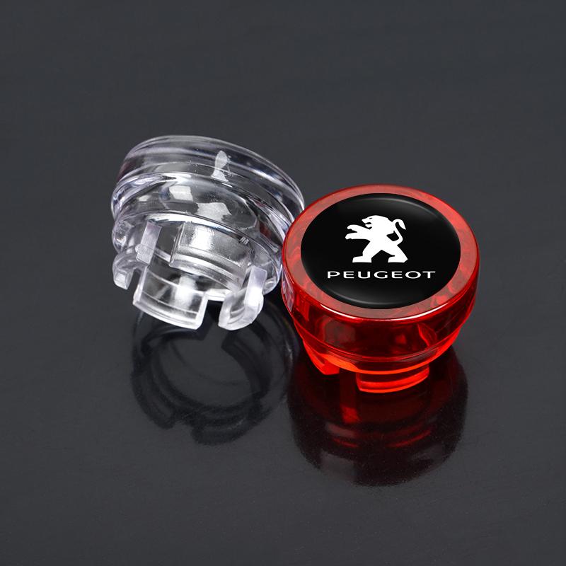 Car Cigarette Lighter Cover DustProof Decoration Cap For Peugeot 5008 408 308 Landtrek 208 2008 3008 Rifter 508 301 108 608 4008