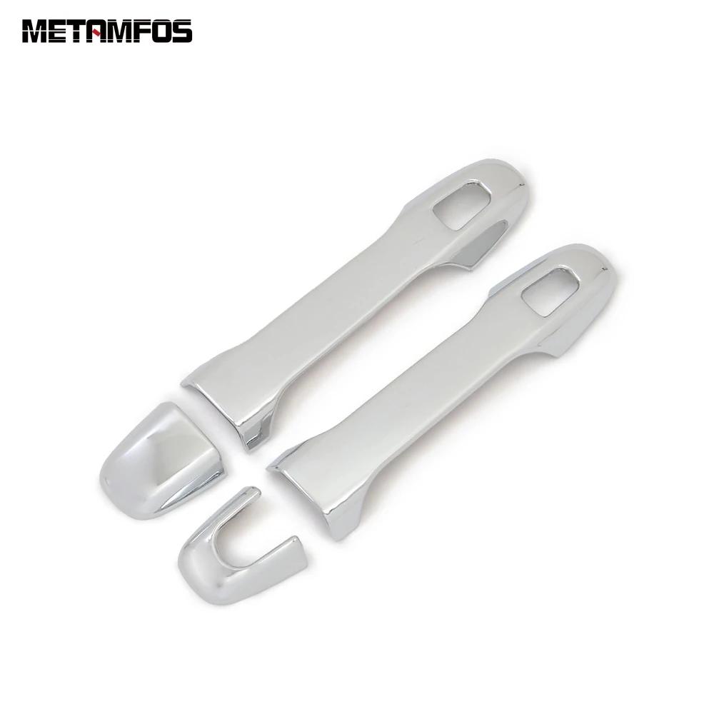 For Toyota CHR C-HR 2016-   Carbon Fiber Side Door Handle Bowl Cover Trim Protector Exterior Accessories Car Styling