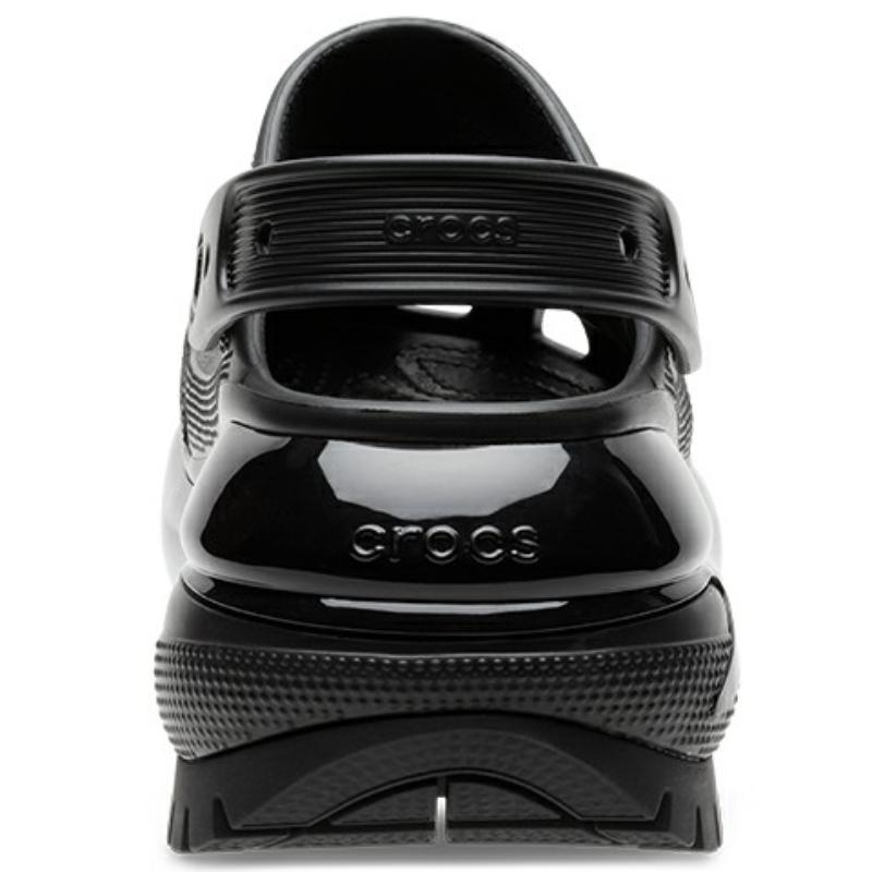 Crocs Mega Crush Clog EVA Classic Crush Sandalen 6.1cm Unisex Schwarz